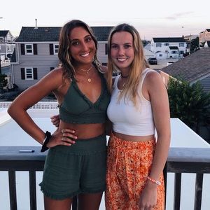 Green ILLA ILLA two piece set, size small